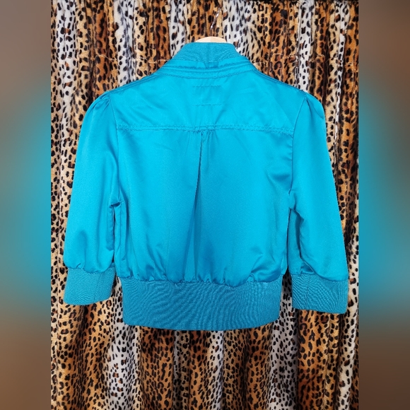 80's style turquoise jacket - Picture 4 of 4